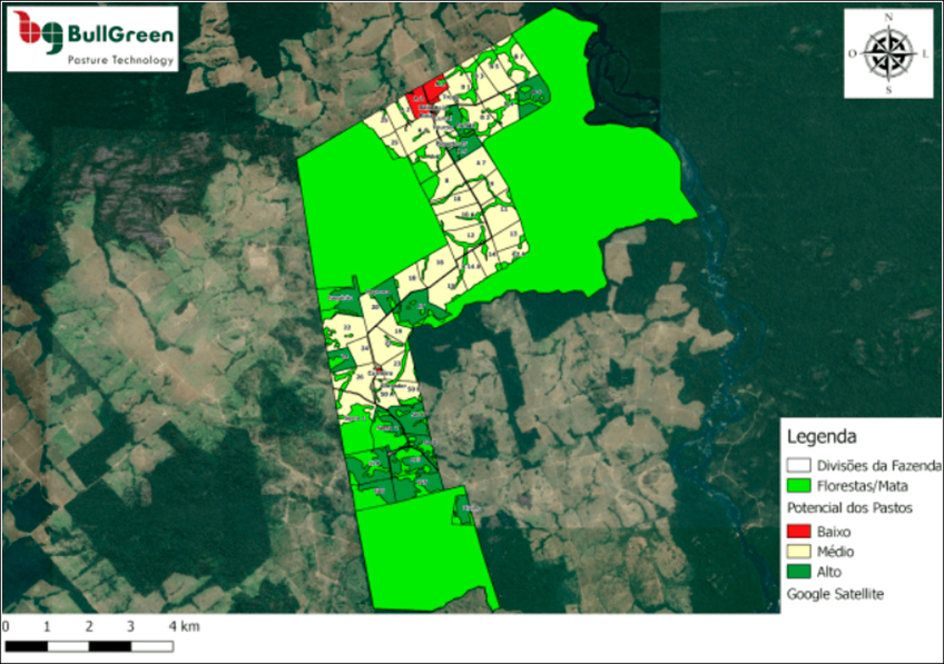 Mapa NDVI